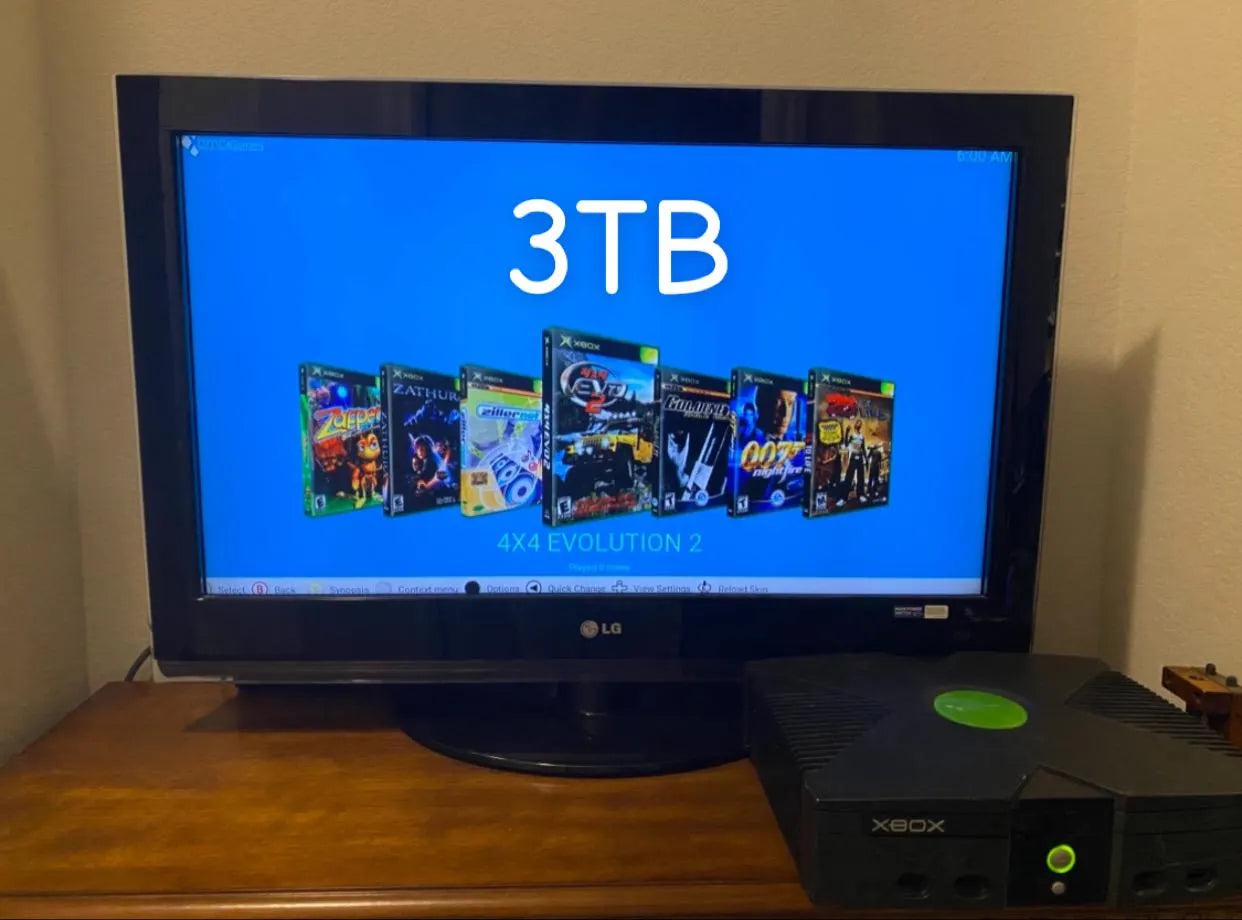 3TB Xbox Original With Entire Library